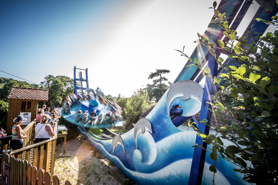 deferlante - ange michel - sensation - manège à sensation - parc d'attraction