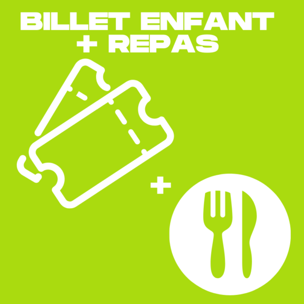 Visuel Billet + repas enfant