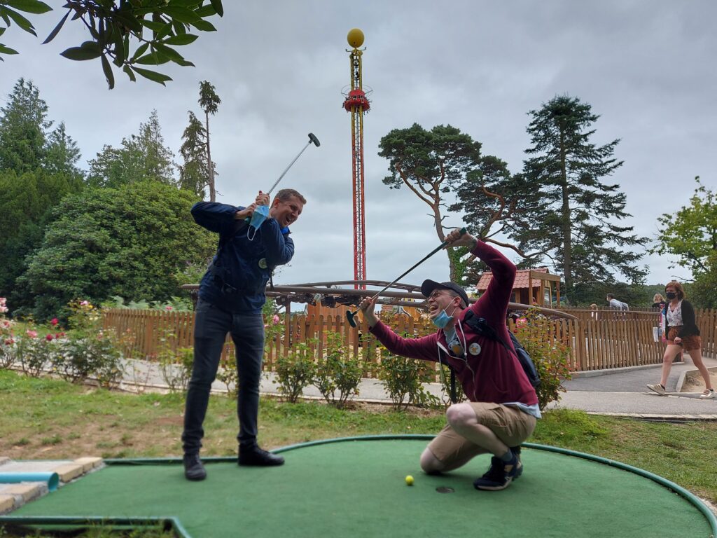 Partie de Mini-golf